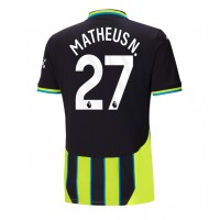 Dres Manchester City Matheus Nunes #27 Preč 2024-25 Krátky Rukáv